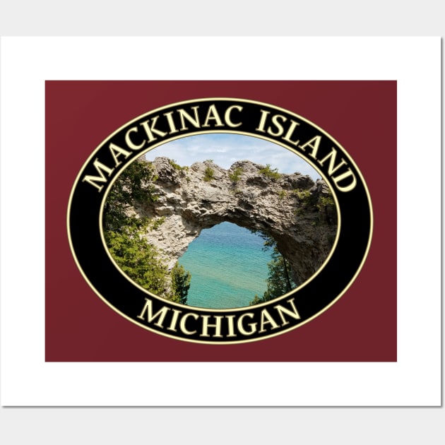 Arch Rock on Mackinac Island, Michigan Wall Art by GentleSeas